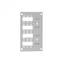 LogiLink FB5003 fibre optic front plate 12 LC-D / 12 SC-S for splice distributor