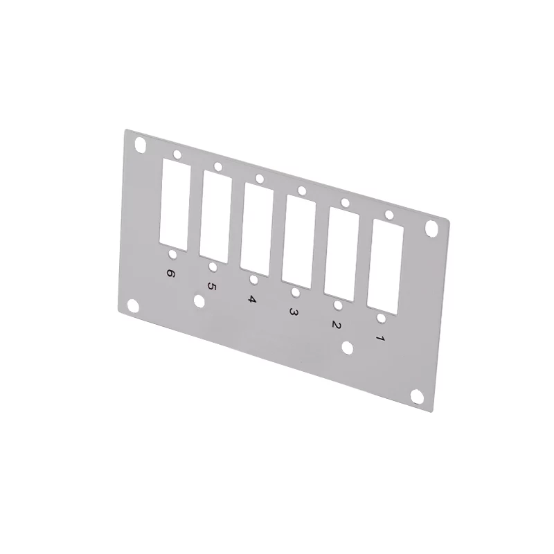 LogiLink FB5004 fibre optic front plate 6 SC-D / 6 LC-Q for splice distributor