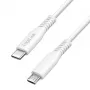 LogiLink CU0240 USB 2.0 Type-C cable, USB-C male to micro USB male, 480 Mbps, 12 W, white, 0.3 m