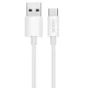 LogiLink CU0319 USB 2.0 Type-C cable, A/M to C/M, 480 Mbps, 60 W, nylon, white, 0.15 m