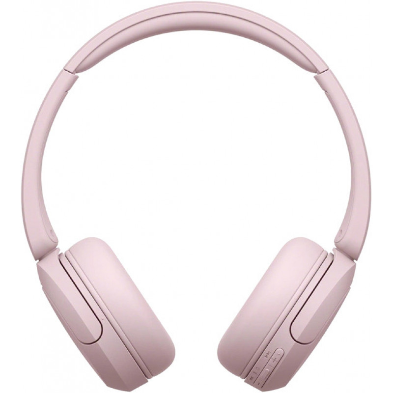 Sony WH-CH530 Bluetooth on-ear headphones with microphone, noise reduction, pink