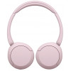 Sony WH-CH530 Bluetooth on-ear headphones with microphone, noise reduction, pink