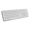 Logitech Master Series MX Keys S for Mac 920-011628 keyboard, Swiss (CH) layout, pale grey