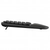 Logitech Wave Keys 920-012289 wireless ergonomic keyboard, 2.4 GHz/Bluetooth, Swiss (CH) layout, graphite