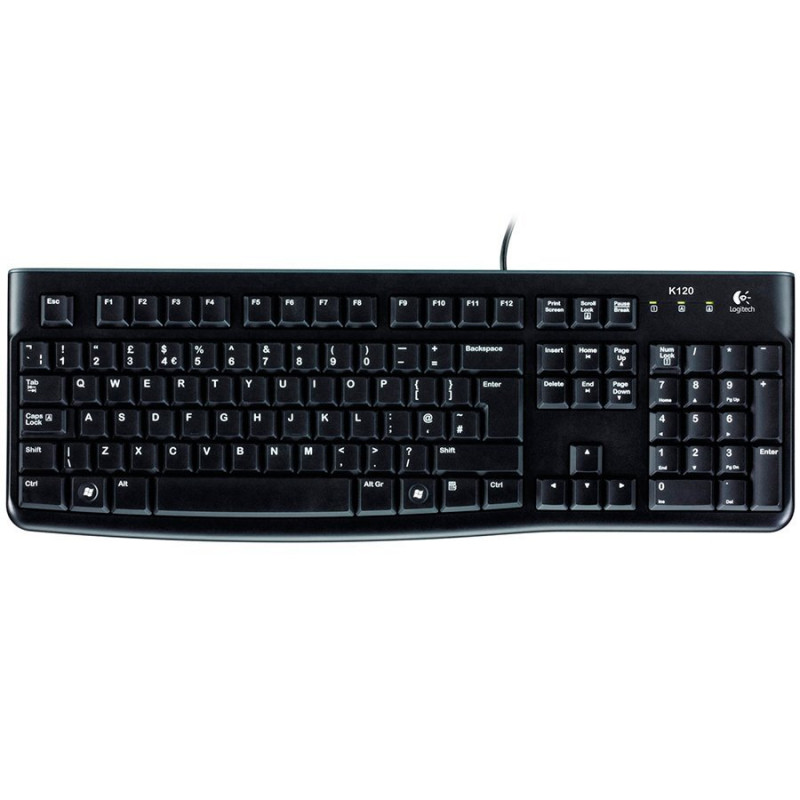 Logitech K120 920-002487 USB keyboard, Estonian layout