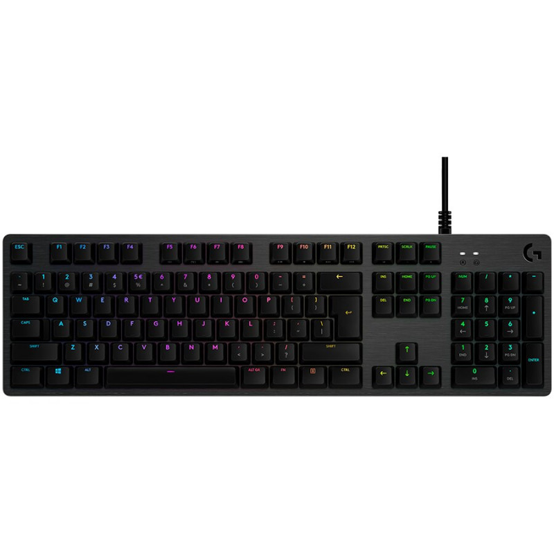 Logitech G512 920-009350 backlit mechanical gaming keyboard, GX switches