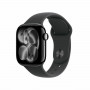 Apple Watch Series 11 5G smartwatch, 42 mm aluminium, S/M, black, MF834QL/A