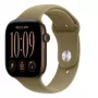 Apple Watch Series 12 GPS + Cellular 42mm Dark Bronze Aluminium Case with Olive Sport Band - S/M