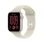 Apple Watch SE 3 GPS + Cellular 44mm Starlight Aluminium Case with Sand Sport Band - S/M