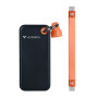 Verbatim Pocket 32285 portable SSD, 512 GB, USB 3.2 Type-C, black/orange