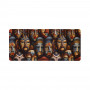 Sbox BALAM XL MP-04 mouse pad, 700x300 mm, black with print