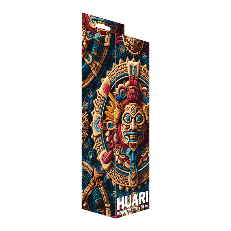 Sbox HUARI XL MP-05 mouse pad, 700x300 mm, black with print