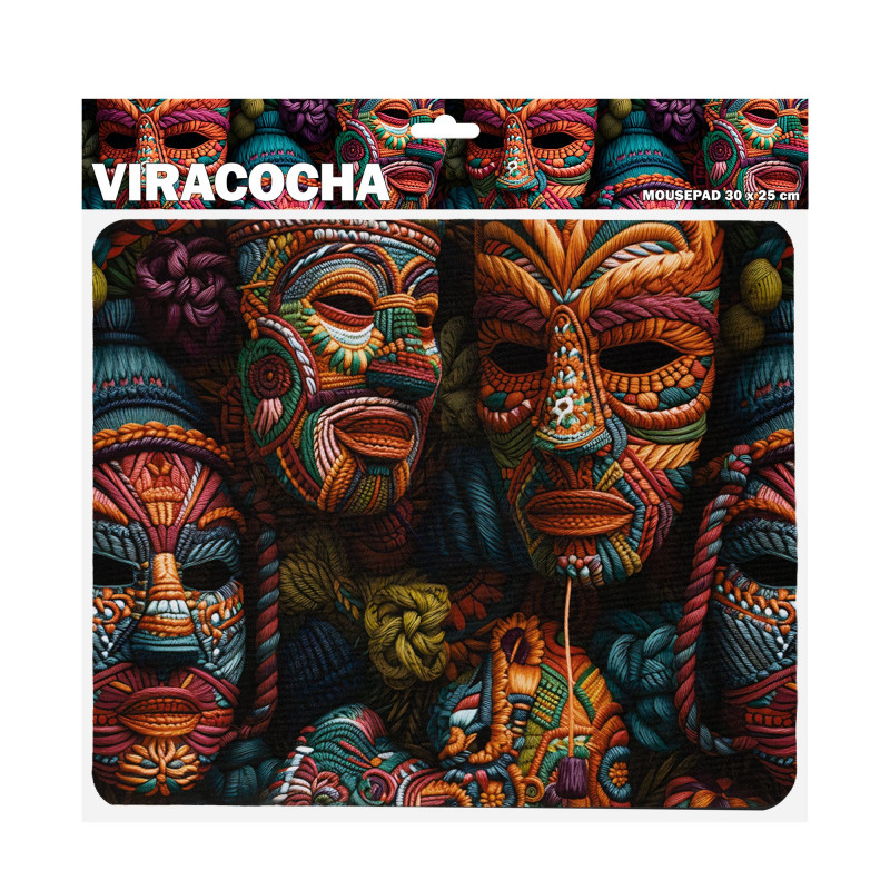 Sbox VIRACOCHA M MP-07 mouse pad, 300x250 mm, black with print