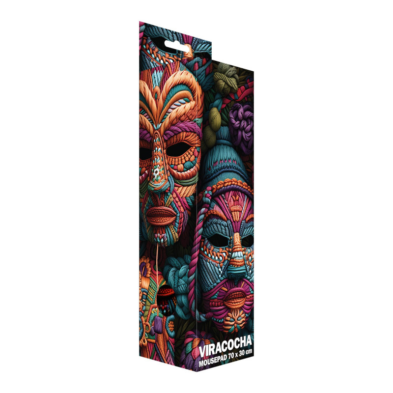 Sbox VIRACOCHA XL MP-07 mouse pad, 700x300 mm, black with print