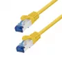 LogiLink CP4017S patch cable Cat.6A CCA S/FTP LSZH, 0.25 m, yellow, EconLine