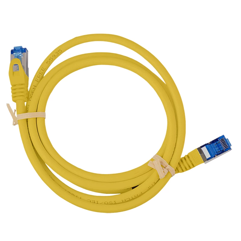 LogiLink CP4017S patch cable Cat.6A CCA S/FTP LSZH, 0.25 m, yellow, EconLine