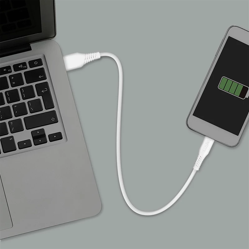 LogiLink CU0254 USB 2.0 Type-C to USB-A cable, 480 Mbps, 15 W, white, 2 m