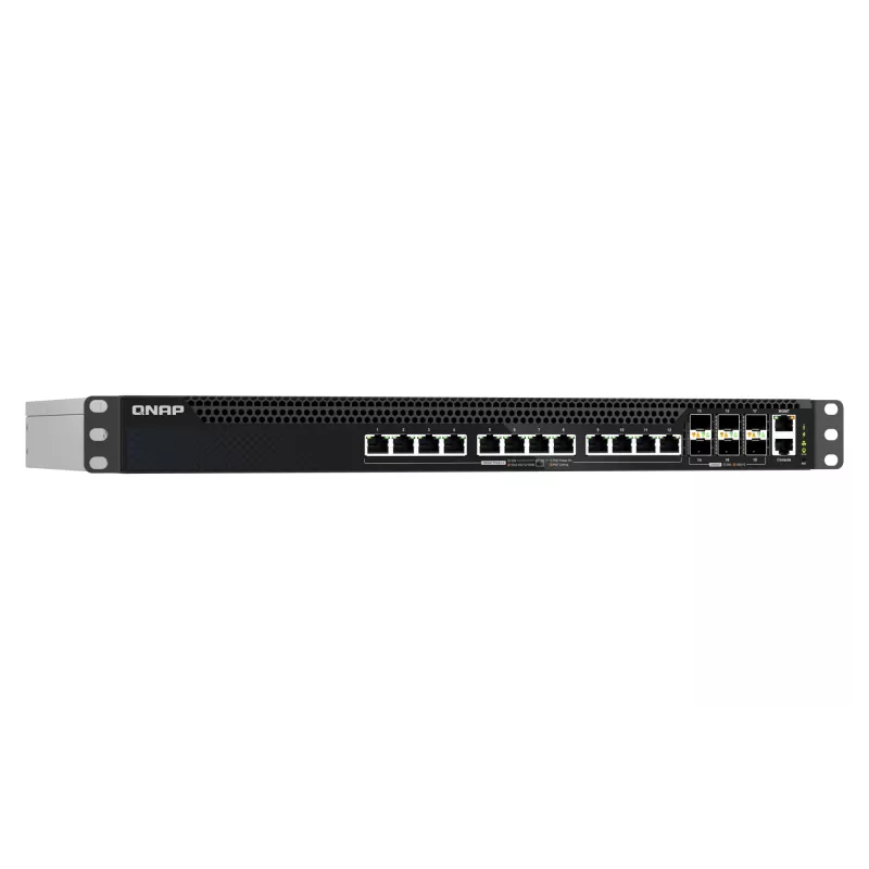 QNAP QSW-M5218P-6F12T managed L3 PoE network switch, 12 x 10G Ethernet RJ-45, rack 1U