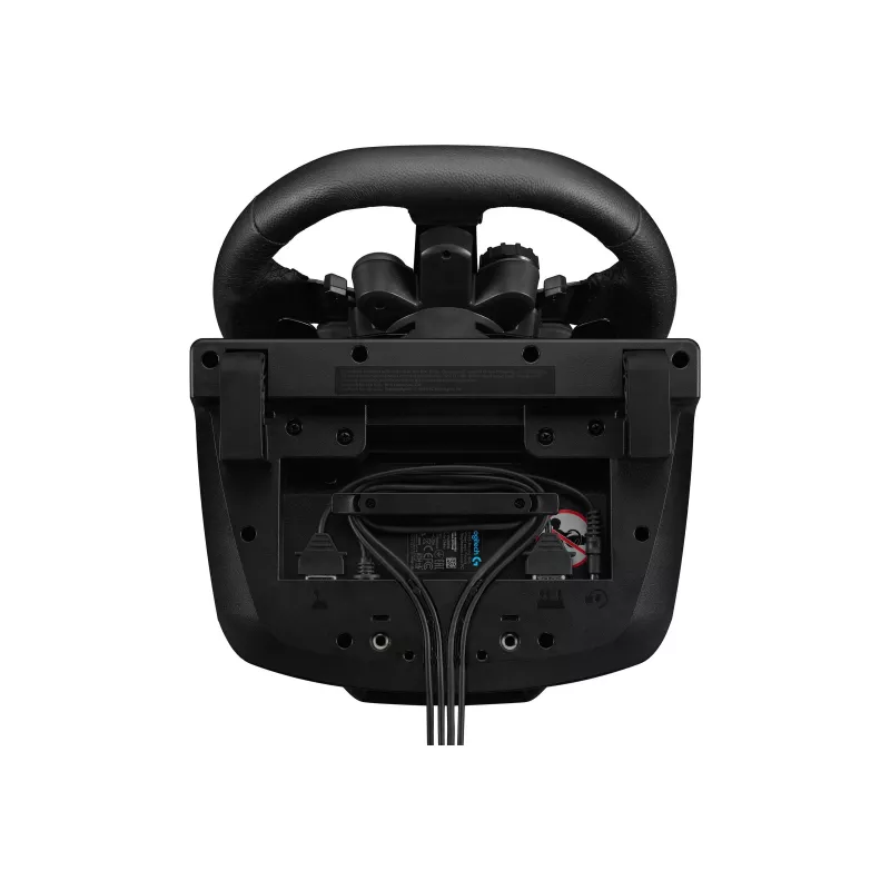 Logitech G923 racing wheel with pedals for PC, black