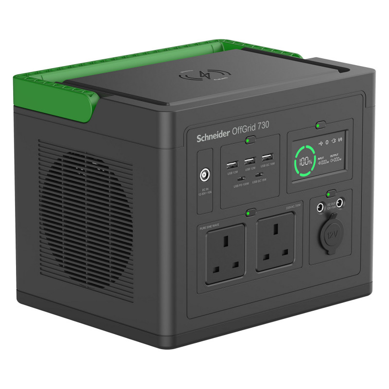 APC Schneider OffGrid 730 PPS730-UK portable power station, 738 Wh, UK sockets