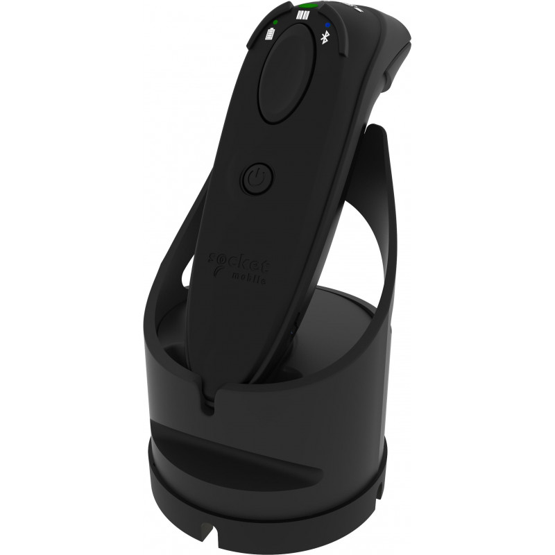 Socket Mobile DuraScan D720 barcode scanner, 1D/2D, with charging dock, black
