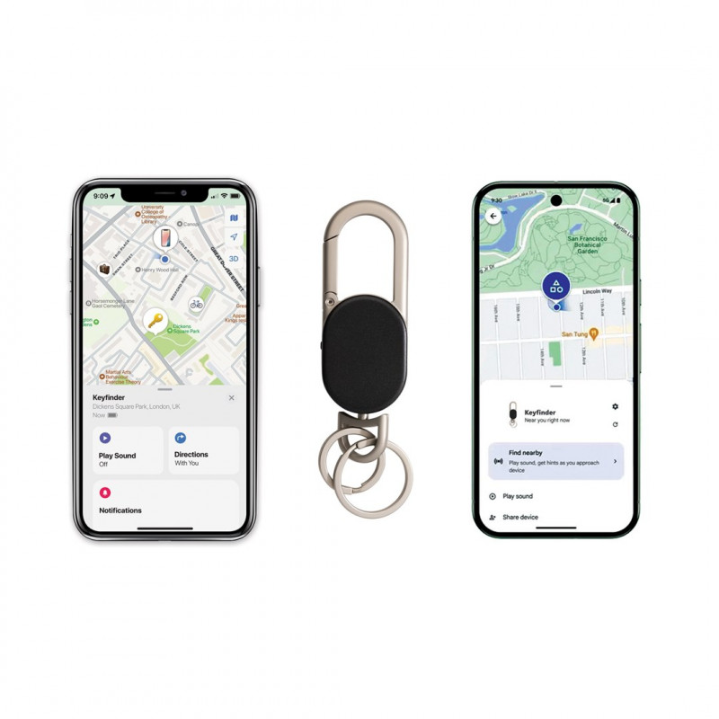 XD Design Connects Keyfinder Dual key tracker, Apple & Android Find, P301.1601