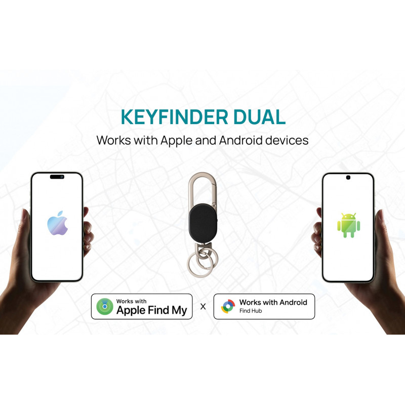 XD Design Connects Keyfinder Dual key tracker, Apple & Android Find, P301.1601
