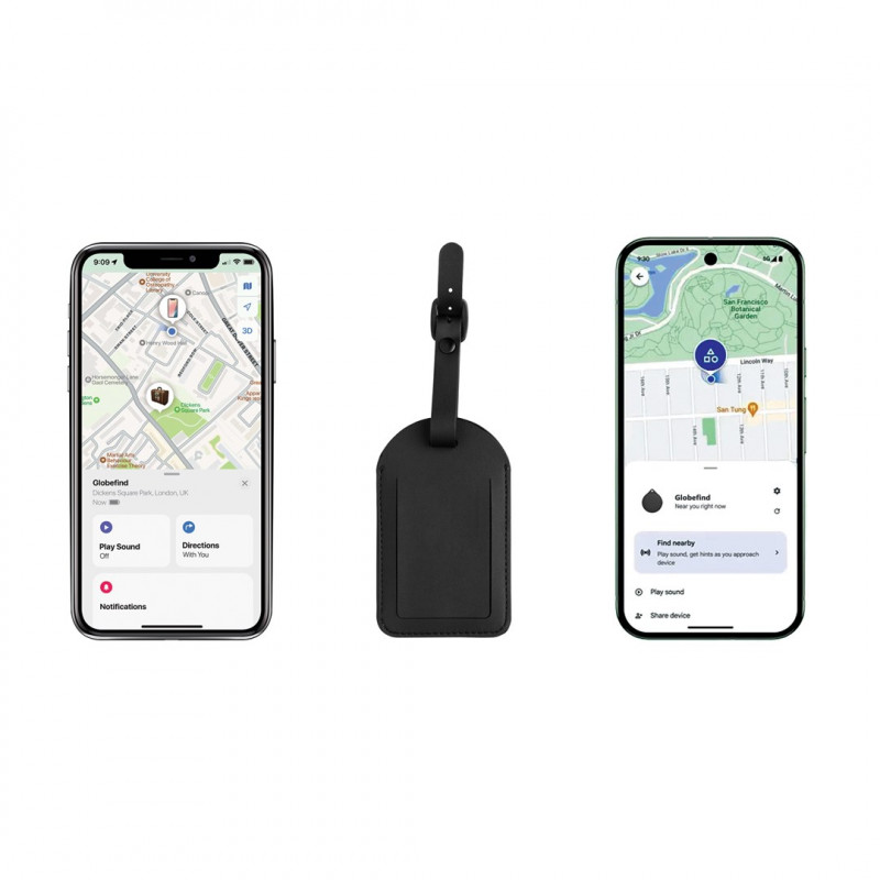 XD Design Connects Globefind Dual RCS luggage tracker, Apple & Android Find, P301.5701