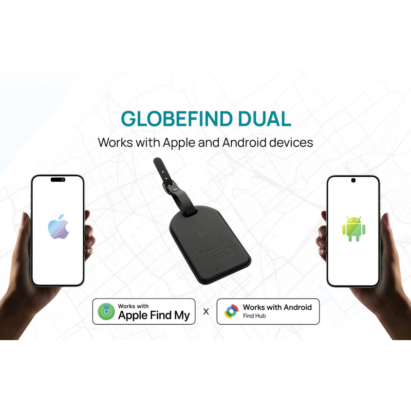 XD Design Connects Globefind Dual RCS luggage tracker, Apple & Android Find, P301.5701