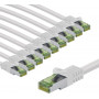Goobay 69786 CAT 8.1 patch cable, GHMT certified, S/FTP (PiMF), 1 m, white (10 pcs)