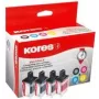 Kores G1537KIT ink multi-pack for Brother LC-3219XL, black + cyan + magenta + yellow