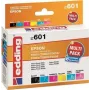 Edding EDD-601 ink cartridges for Epson Stylus Photo P50, compatible multipack black + cyan + magenta + photo cyan + photo magenta (6 pcs)
