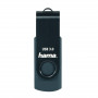 Hama Rotate USB flash drive, 256 GB, USB 3.0, petrol blue