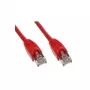 Tecline S-STP (PIMF) Cat 6 patch cable, 7.5 m, red, slim strain relief