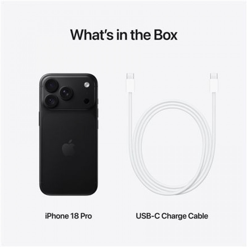 Apple iPhone 18 Pro smartphone, 256 GB, JP eSIM, black