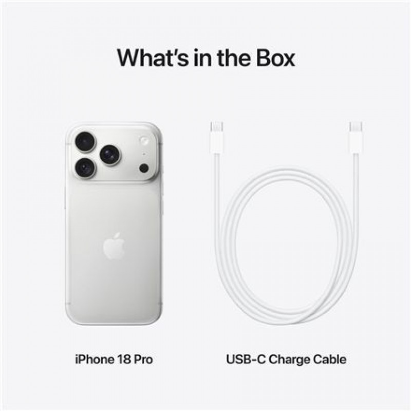 Apple iPhone 18 Pro smartphone, 256 GB, JP eSIM, silver