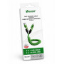 Vakoss MLU680G 4-in-1 cable, 1.5 m, 60 W, 3 A, QC/PD, green
