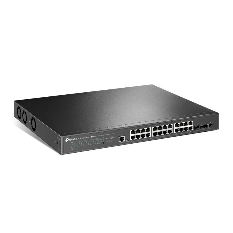 TP-Link JetStream TL-SG3428XPP-M2 managed L2+ network switch, 2.5G Ethernet, PoE, 1U, black