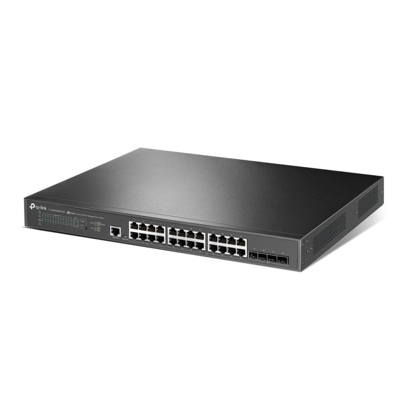 TP-Link JetStream TL-SG3428XPP-M2 managed L2+ network switch, 2.5G Ethernet, PoE, 1U, black