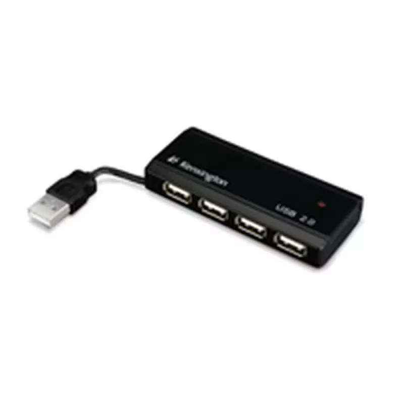 Kensington PocketHUB Mini USB 2.0 hub, 4 ports (33399EU)