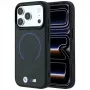 BMW M Kevlar Blue Print Ring MetalLogo MagSafe smartphone case for iPhone 18 Pro Max / 17 Pro Max, black