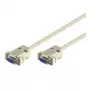 Goobay 50547 D-SUB serial cable, RS-232 socket (9-pin) to RS-232 socket (9-pin), 2 m, grey