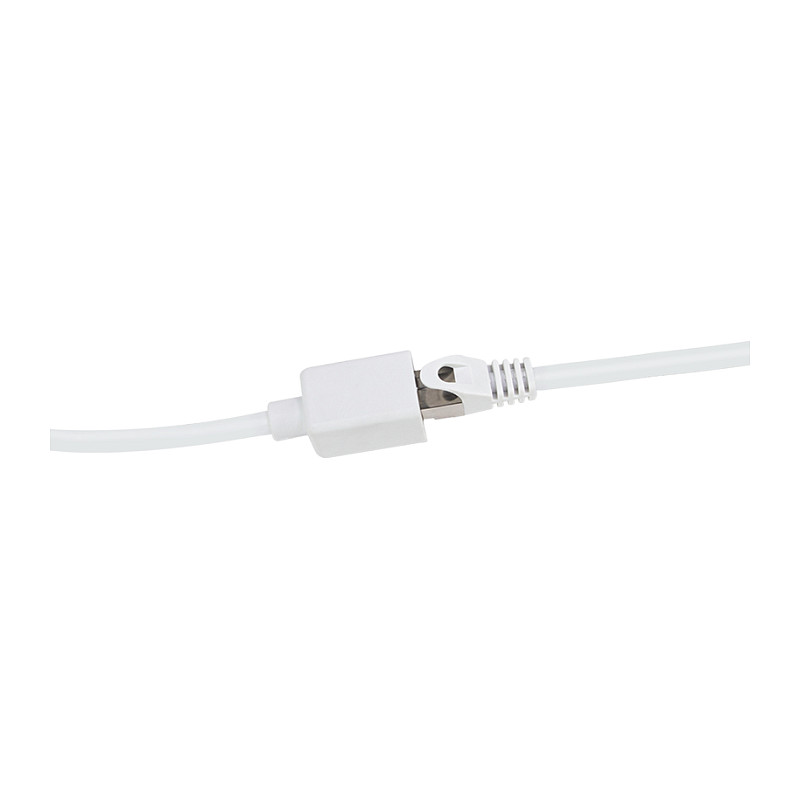 LogiLink CQX061S Cat.6A premium patch cable extension, 3 m, white