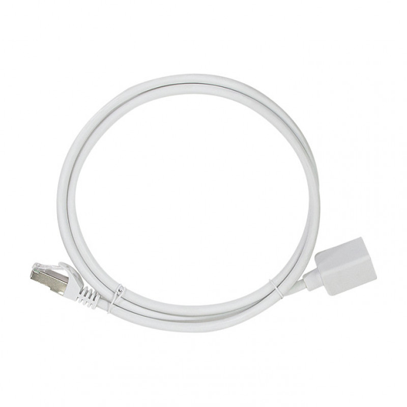 LogiLink CQX061S Cat.6A premium patch cable extension, 3 m, white