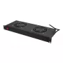 LogiLink FAU102B 19″ fan unit, 2 fans, with switch, 1U, black