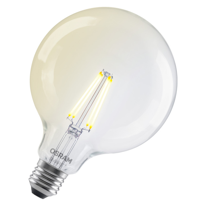 Osram SMART+ MATTER Filament Dimmable Classic Globe 827, E27, 6 W, warm white, Wi-Fi