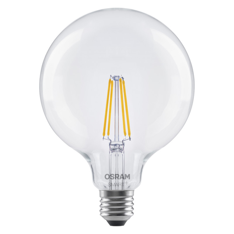 Osram SMART+ MATTER Filament Dimmable Classic Globe 827, E27, 6 W, warm white, Wi-Fi