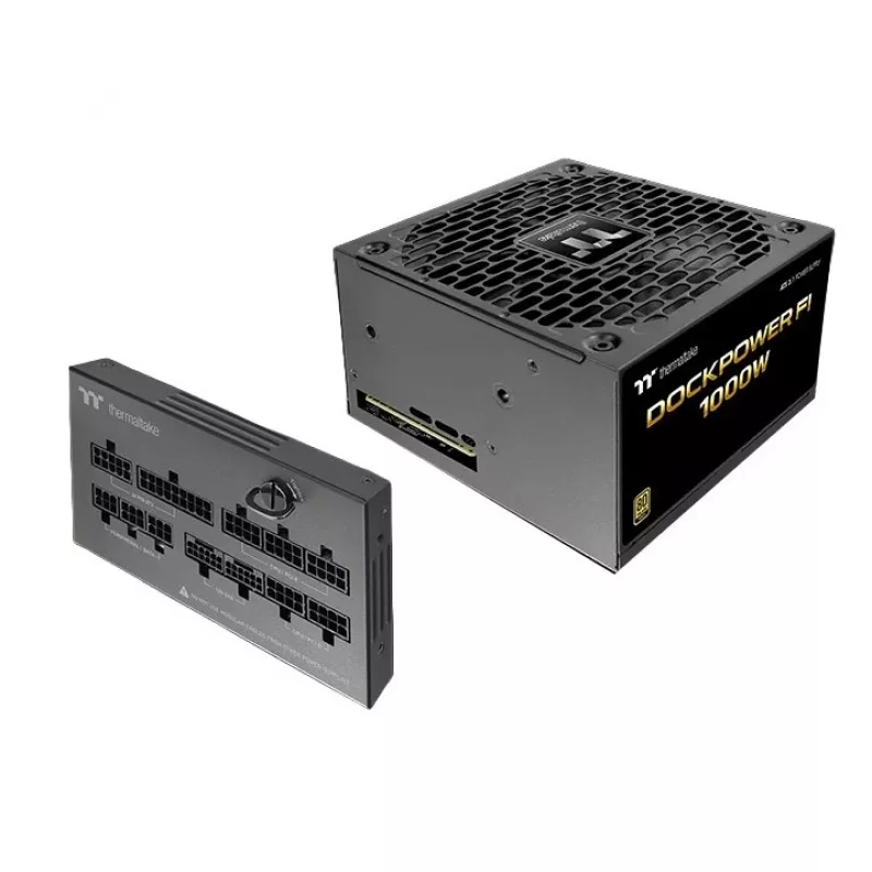 Thermaltake Dockpower FI 1000W power supply, 80 PLUS Gold, modular, black