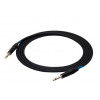 SSQ JMPJMP6 SS-1450 audio cable, mono jack to mono jack, 6 m, black