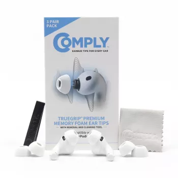 Comply ear tips for Apple AirPods Pro 3, white, large (L)